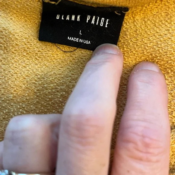 “ Mama Knows Best” Blank Paige size Large lightweight French Terry Crewneck - Picture 3 of 3